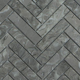 Mosaik Marmor Fishbone Ever Grey