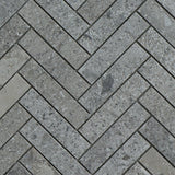 Mosaik Marmor Fishbone Rocky Grey