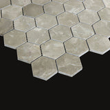 Mosaik Marmor Hexagon Bone