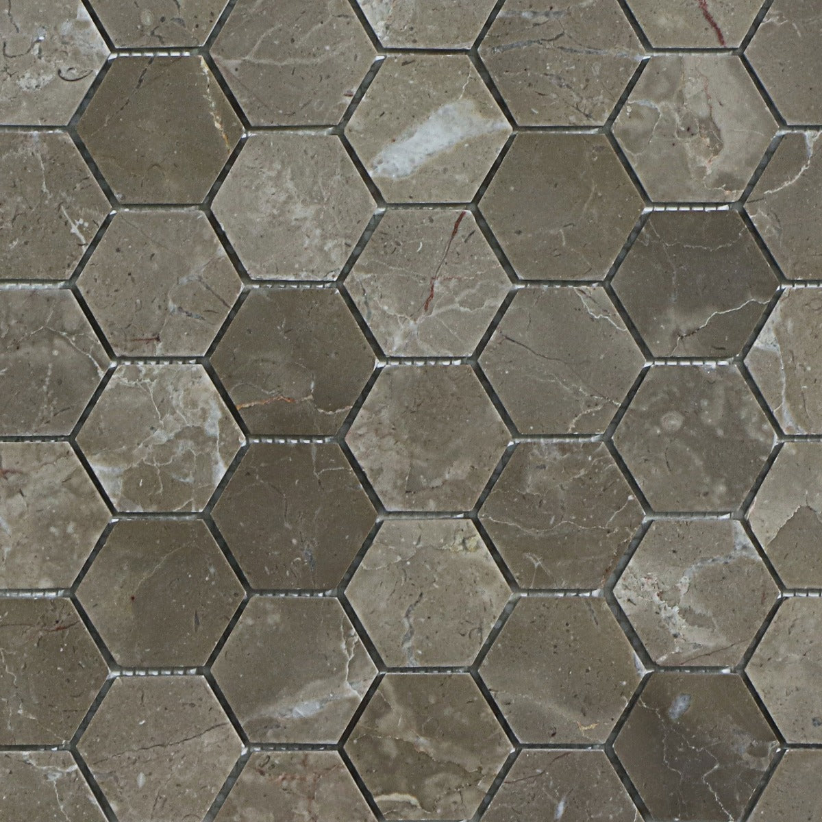 Mosaik Marmor Hexagon Bone