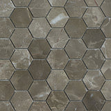 Mosaik Marmor Hexagon Bone