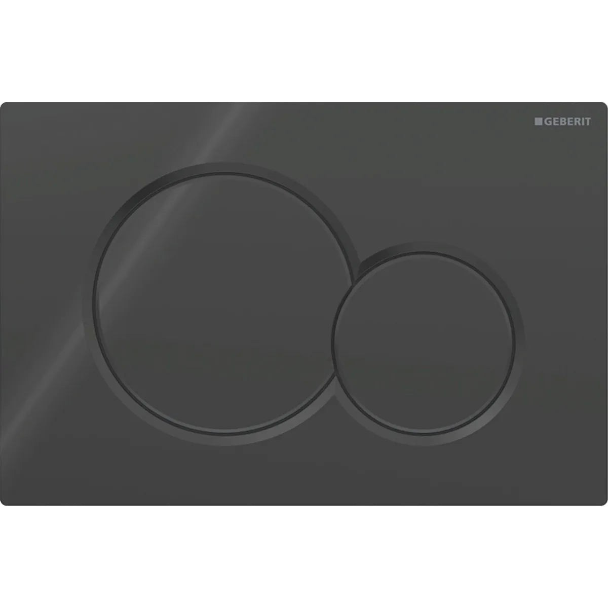 Skylleknap Geberit Sigma 01 Sort
