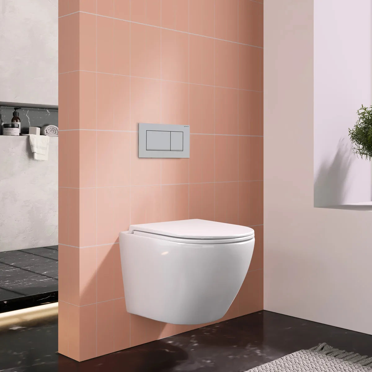 Skylleknap Geberit Sigma 20 Mat Krom
