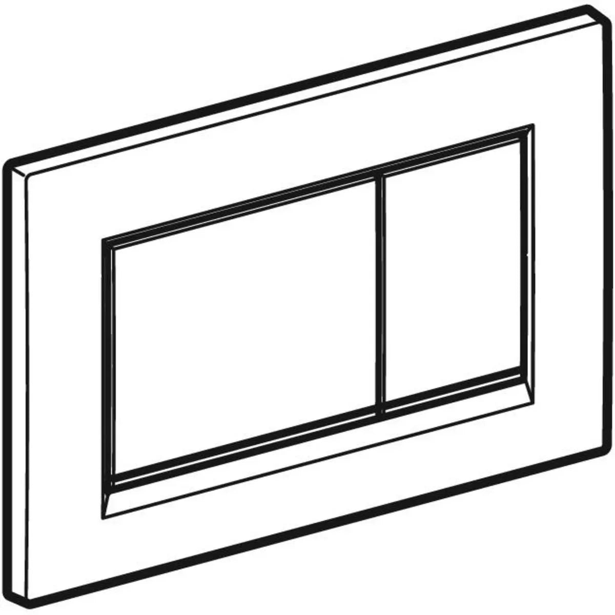 Skylleknap Geberit Sigma 20 Sort