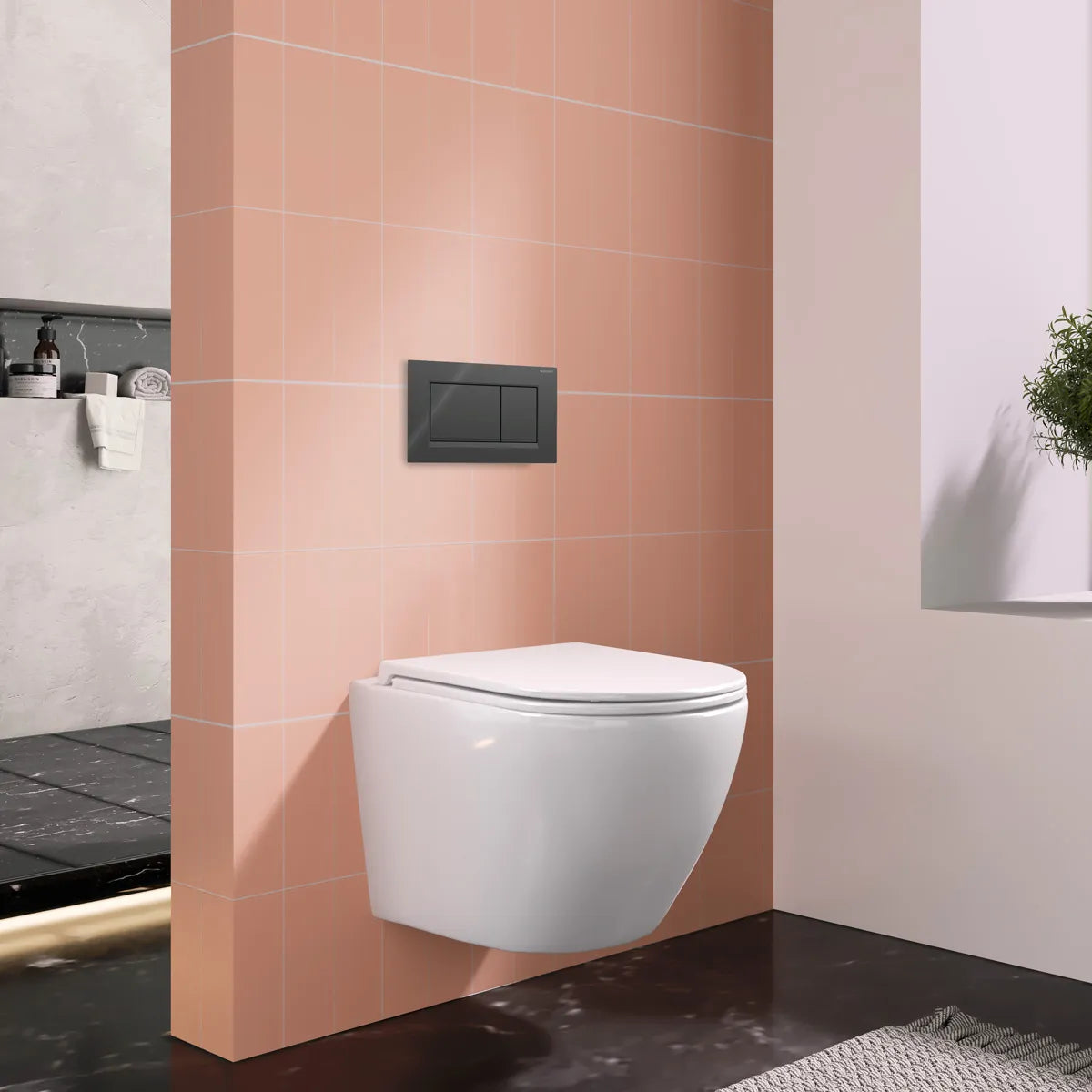 Skylleknap Geberit Sigma 20 Sort