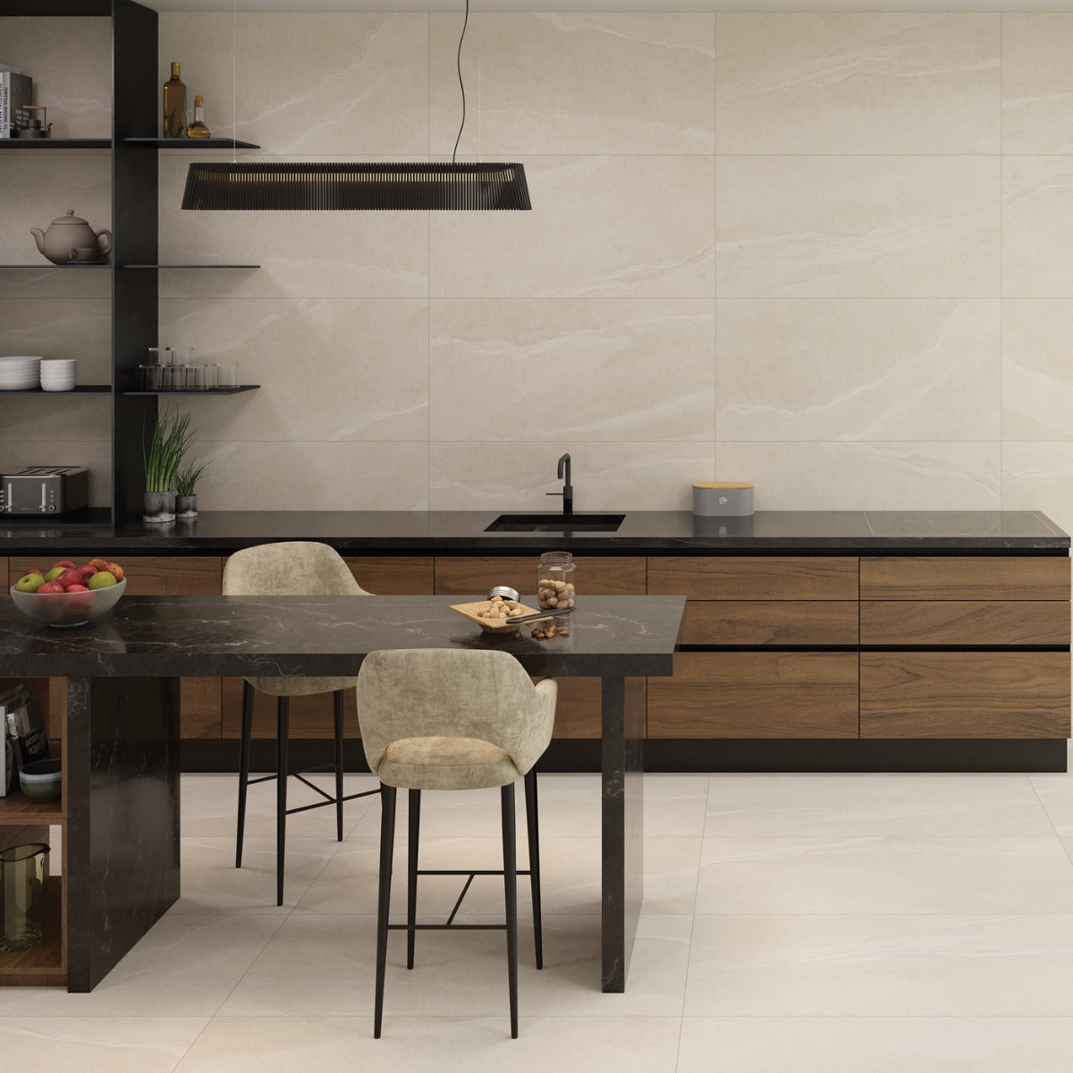 Klinker Austral Ivory Marmor Mat 60x60