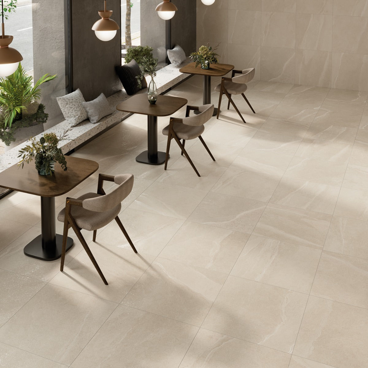 Klinker Austral Ivory Marmor Mat 75x75