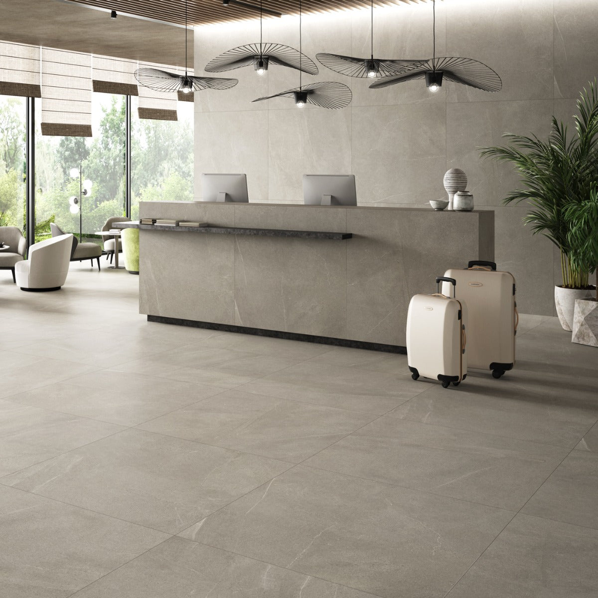 Klinker Bellevue Grey Marmor Mat 75x75