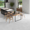 Swatch for Klinker Bellevue White Marmor Mat 75x75