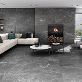 Klinker Malek Black Marmor Mat 75x75