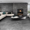 Swatch for Klinker Malek Black Marmor Mat 75x75