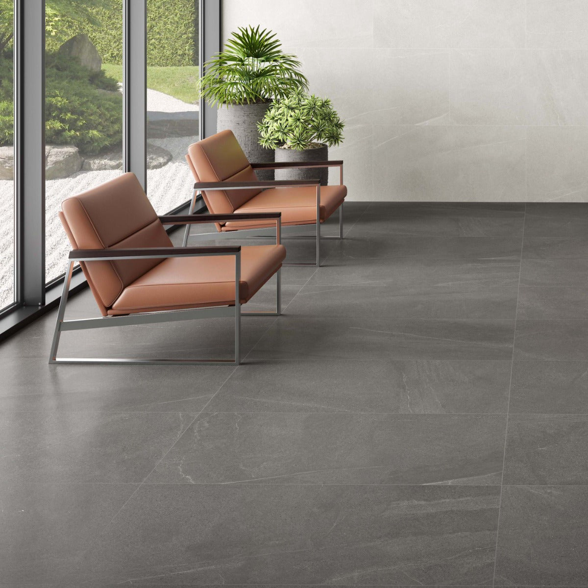 Klinker Bellevue Graphite Marmor Mat 60x60