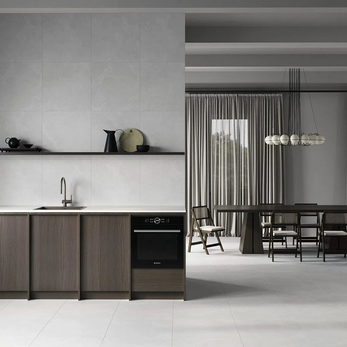 Klinker Storm White 60x60