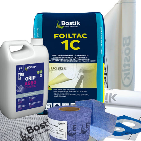 Bostik tætningssæt op til 40 m² Gulv & Væg