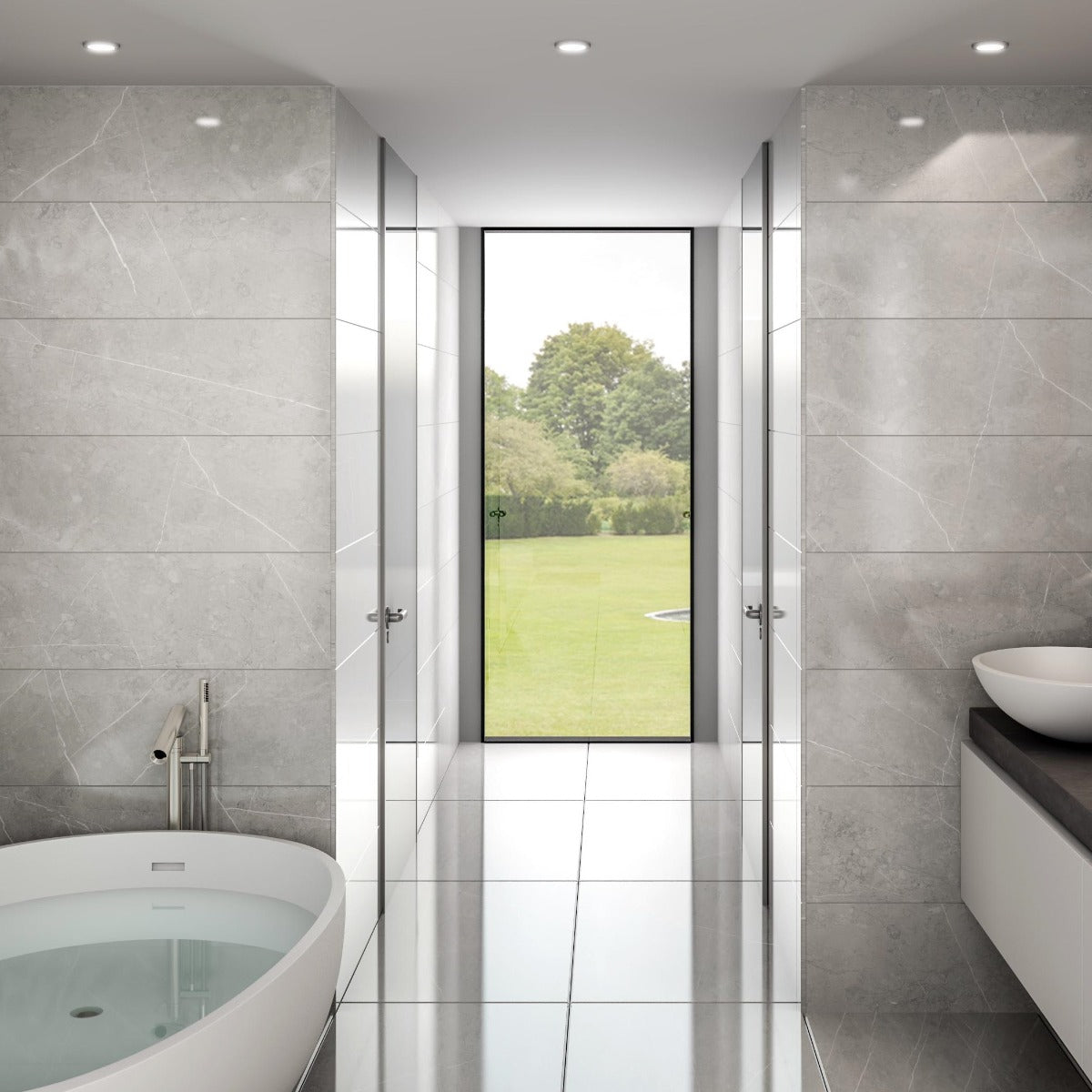 Klinker Altamura Pearl Blank Marmor 60x60