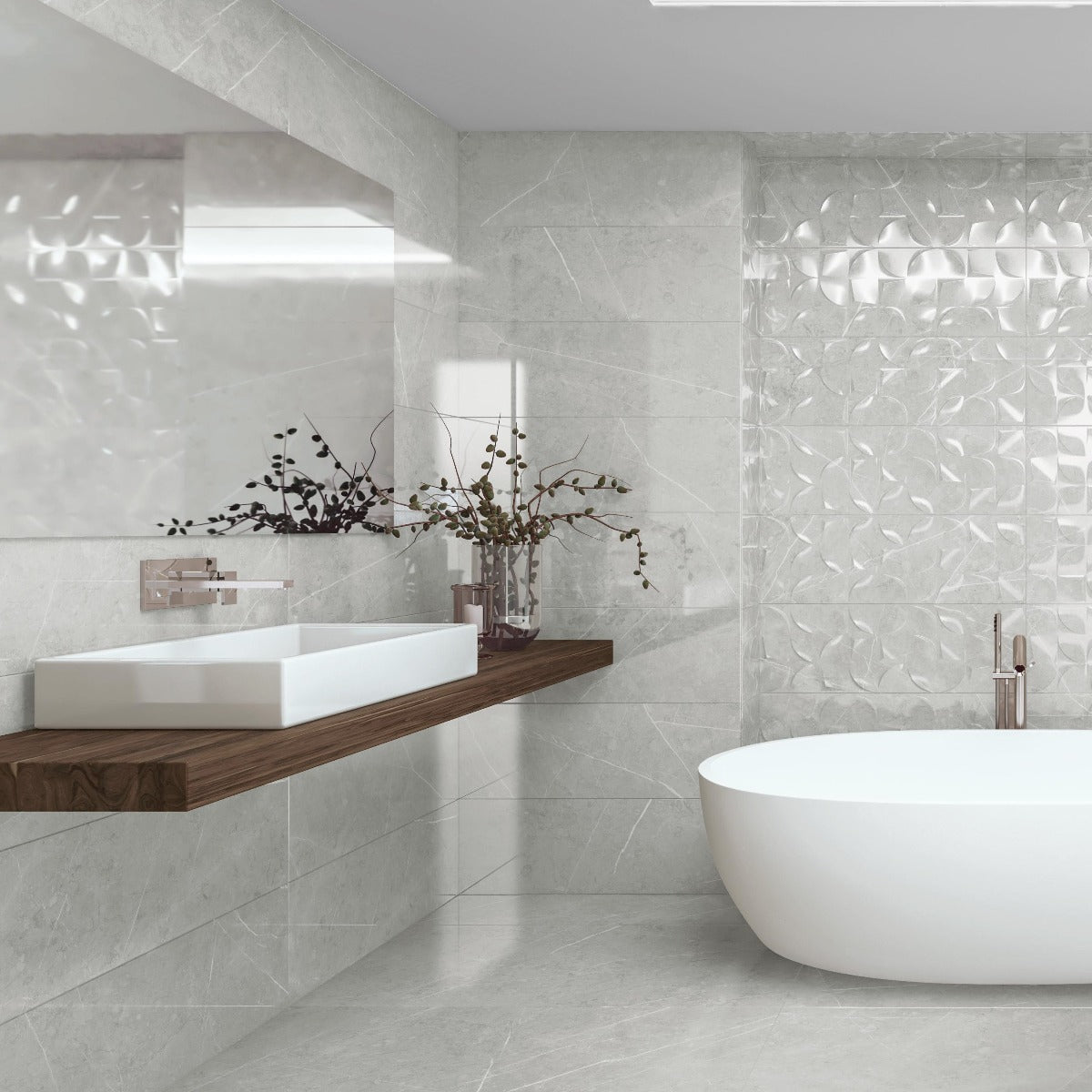 Klinker Altamura Silver Blank Marmor 30x60