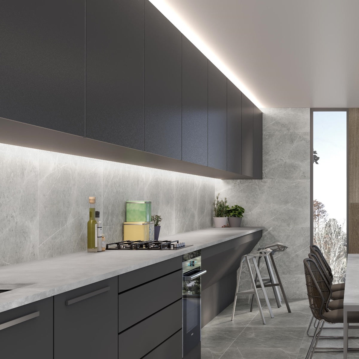 Klinker Altamura Silver Matt Marmor 30x60