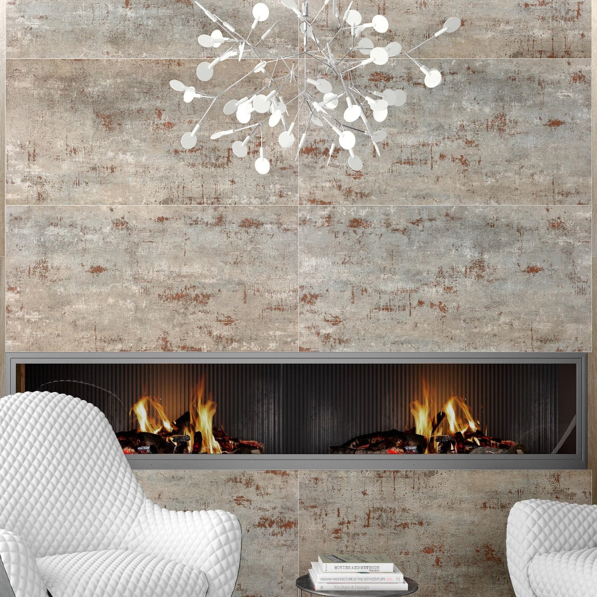 Klinker Metal Silver 60x60