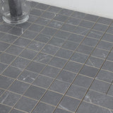 Mosaik Soapstone Graphite Mat Marmor