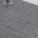 Mosaik Soapstone Graphite Mat Marmor