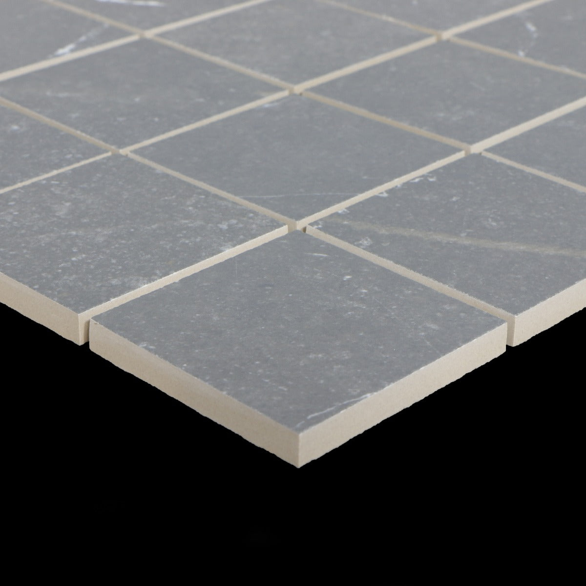 Mosaik Soapstone Graphite Mat Marmor