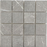 Mosaik Soapstone Gray Matt Marmor