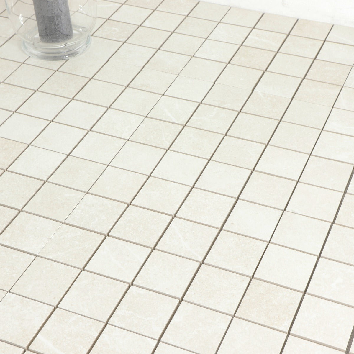Mosaik Soapstone White Matt Marmor