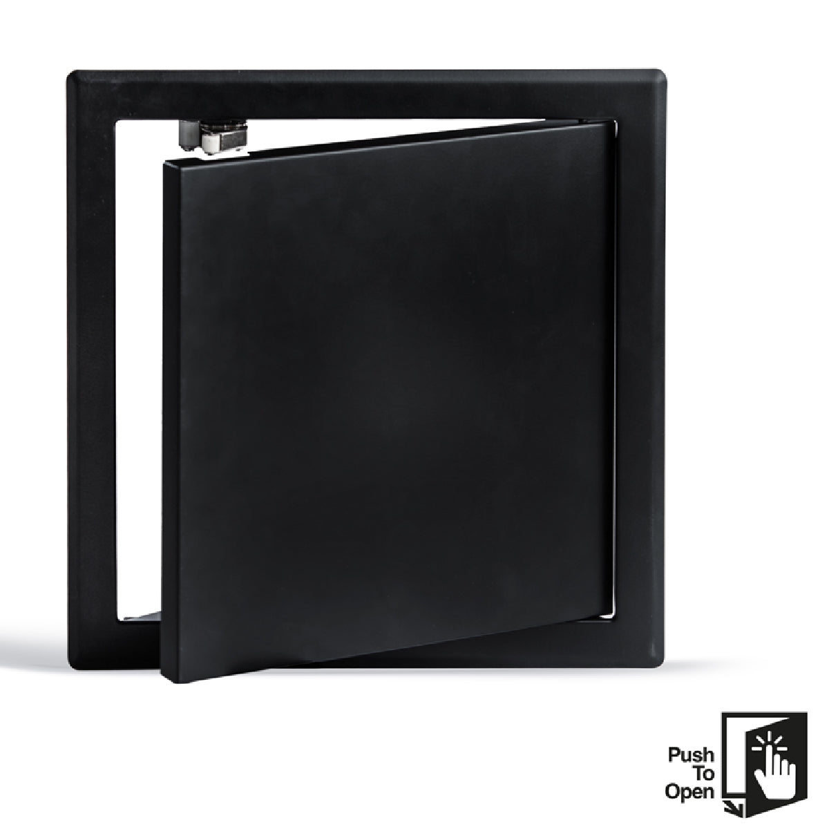 Inspektionslem Push Black 200x200 mm