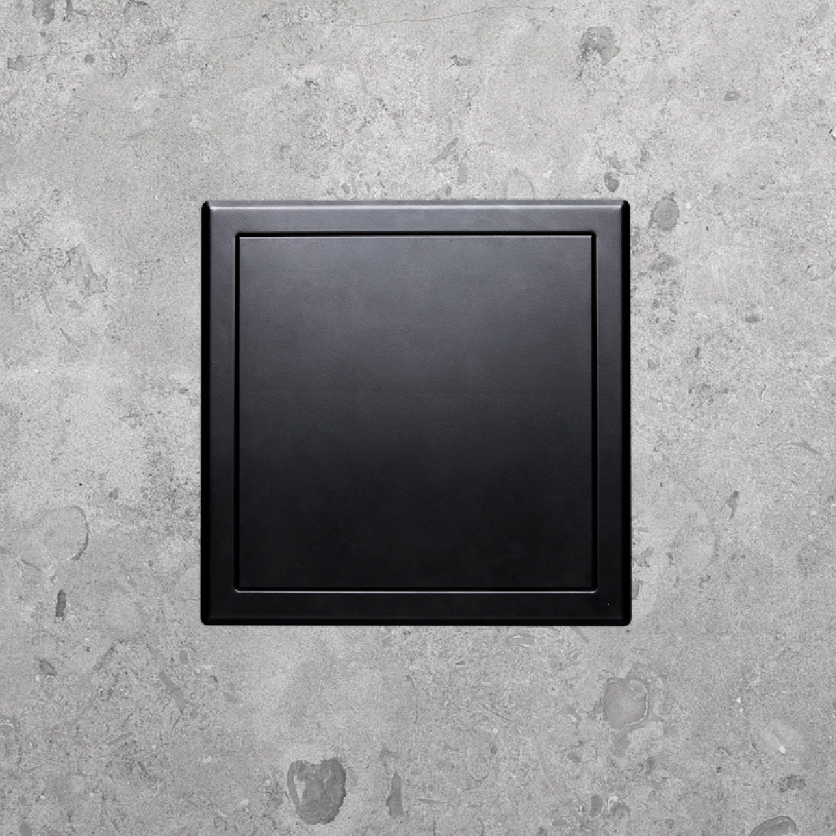 Inspektionslem Push Black 200x200 mm
