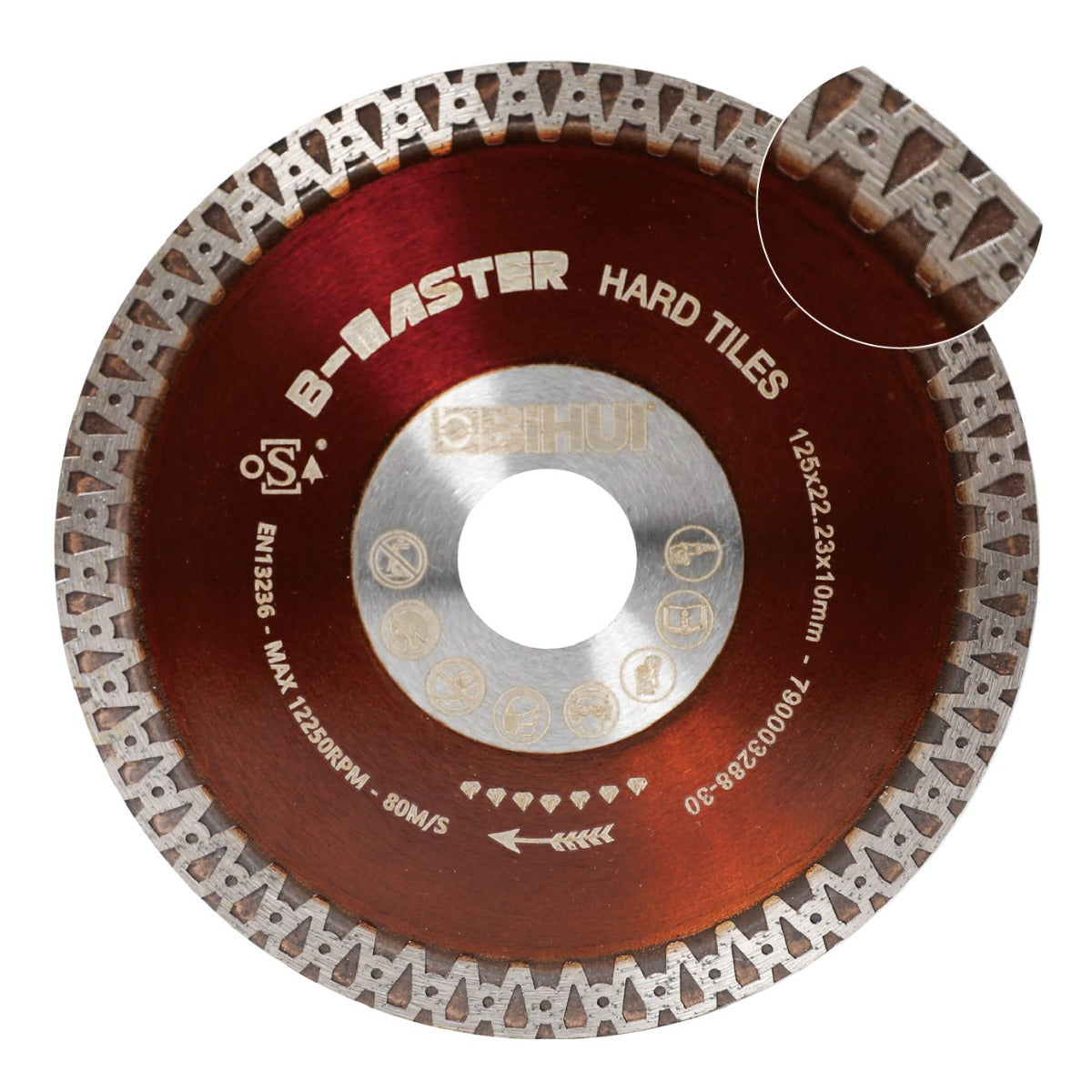 Diamantklinge Bihui B-Master 125 mm