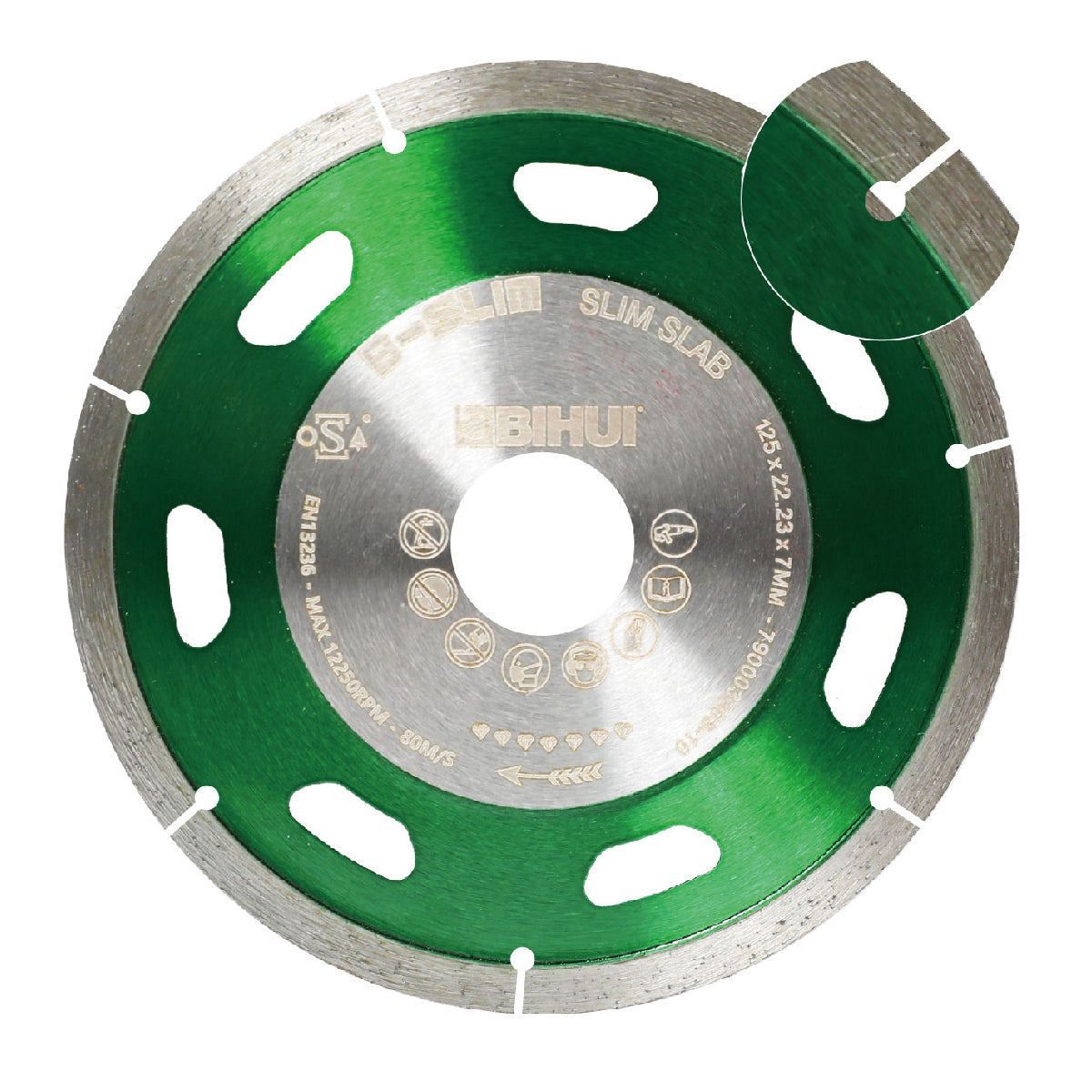 Diamantklinge Bihui B-Slim 125 mm