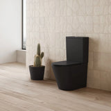 Toiletstol Tenfors Sanitario Sort Mat