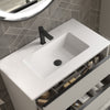 Håndvask Solid Surface Tenfors Alpin 80 cm Hvid Mat