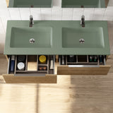 Håndvask Solid Surface Tenfors Alpin XL 120 cm Salvia