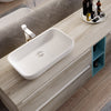 Håndvask Solid Surface Tenfors Milos 51x33 cm Hvid Mat
