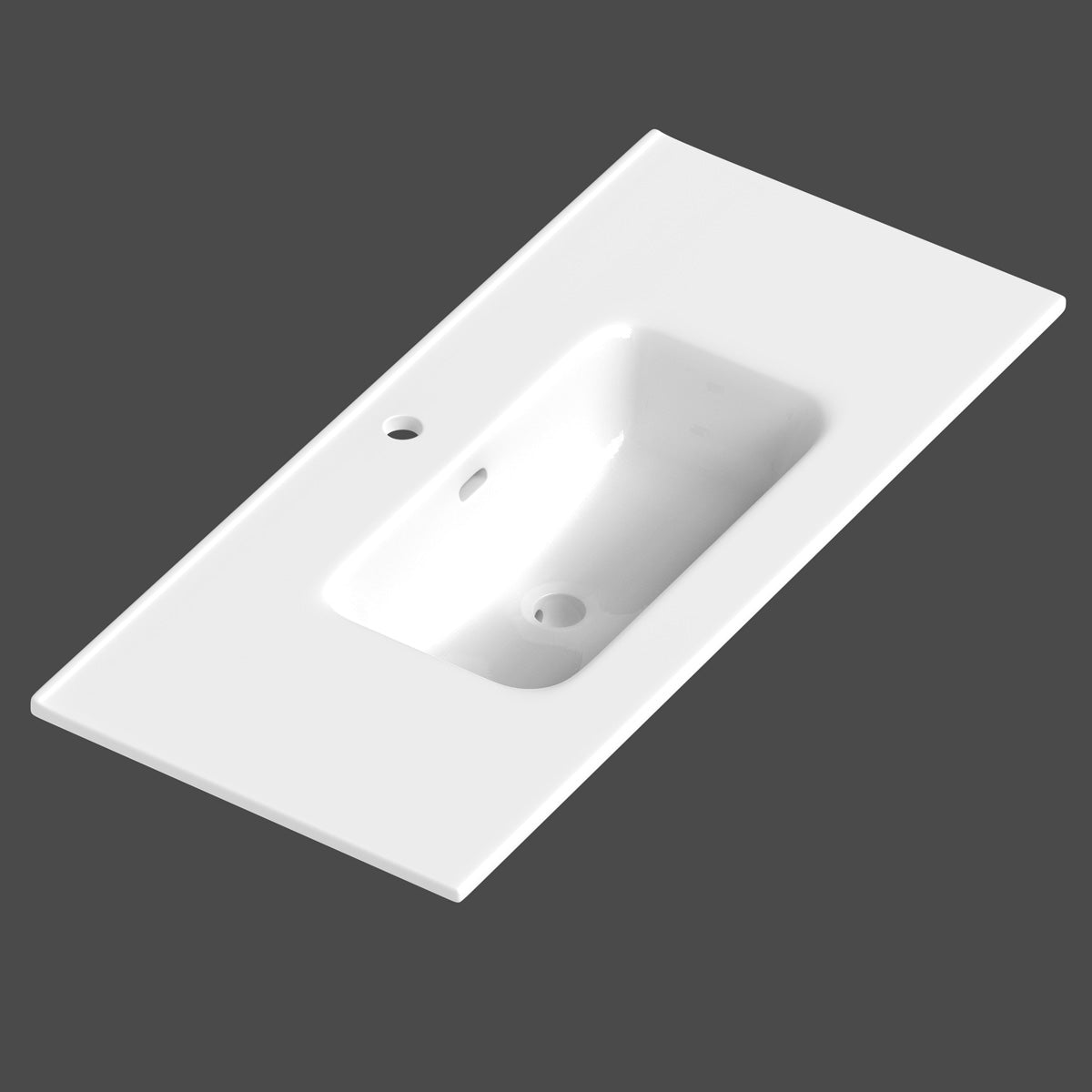 Håndvask Tenfors Fjord 100 cm Hvid Blank