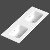 Håndvask Tenfors Fjord 120 cm Hvid Blank