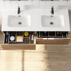 Håndvask Tenfors Fjord 120 cm Hvid Blank