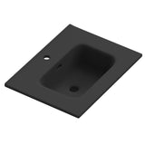 Håndvask Tenfors Fjord 60 cm Sort Mat