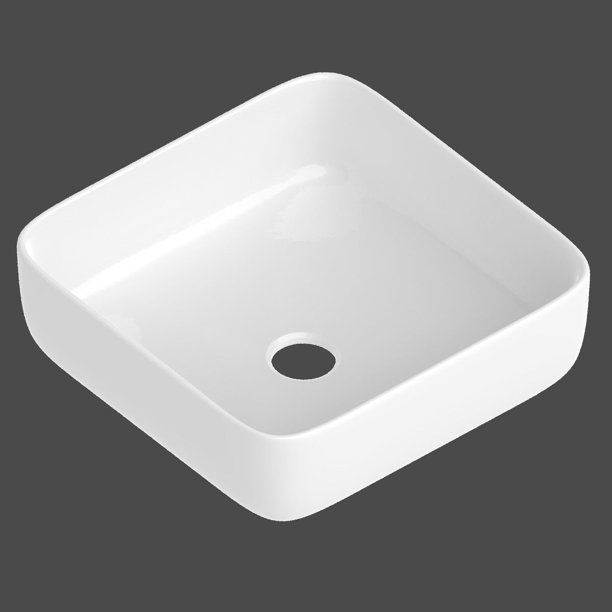 Håndvask Tenfors Sei 39x39 cm Hvid Blank