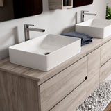 Håndvask Tenfors Tre 61x35 cm Hvid Blank