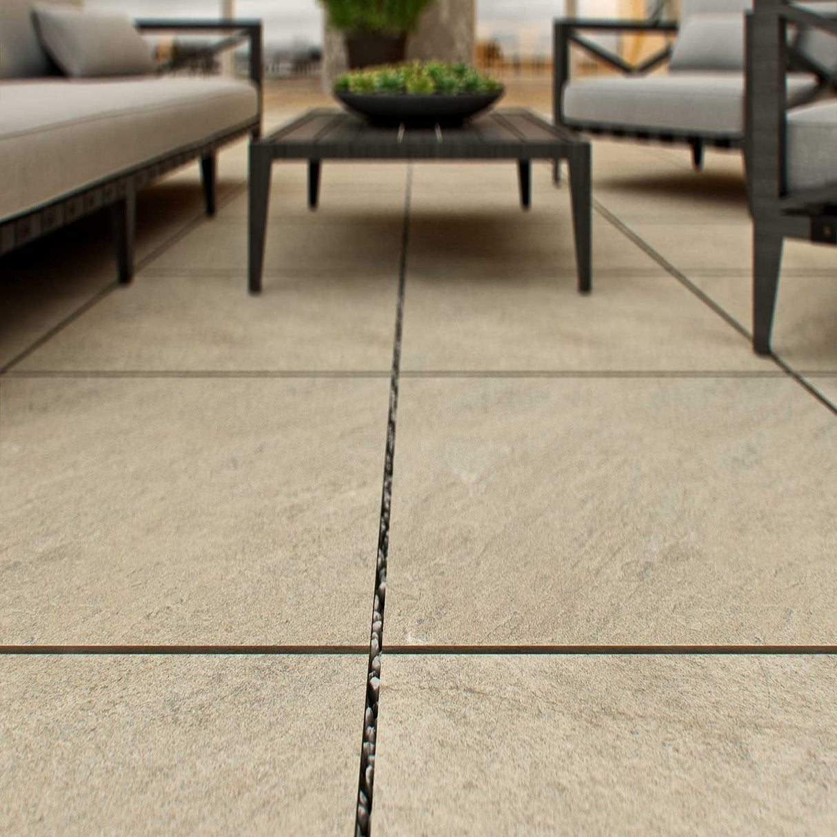 Terrasseflise Pietra Serena Cream 60x60