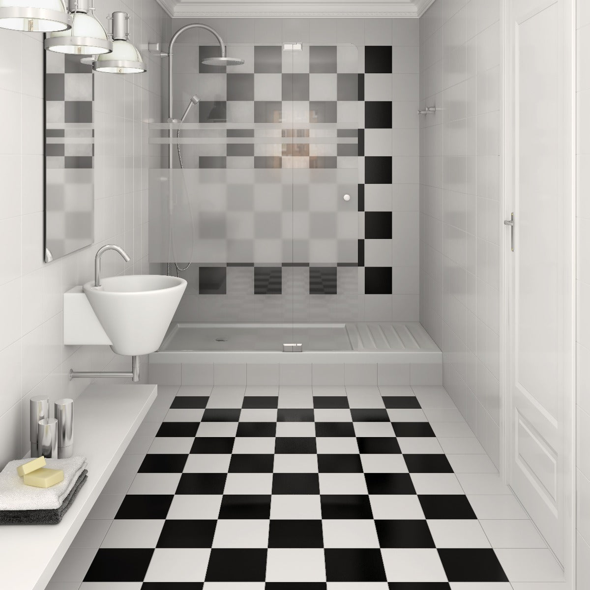Klinker Monocolor Negro 20x20