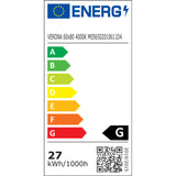 Badeværelsesspejl Dugfri LED 60x80 cm Tenfors Verona