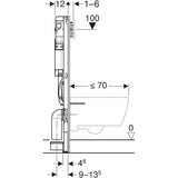 WC-element Geberit Duofix Sigma H112