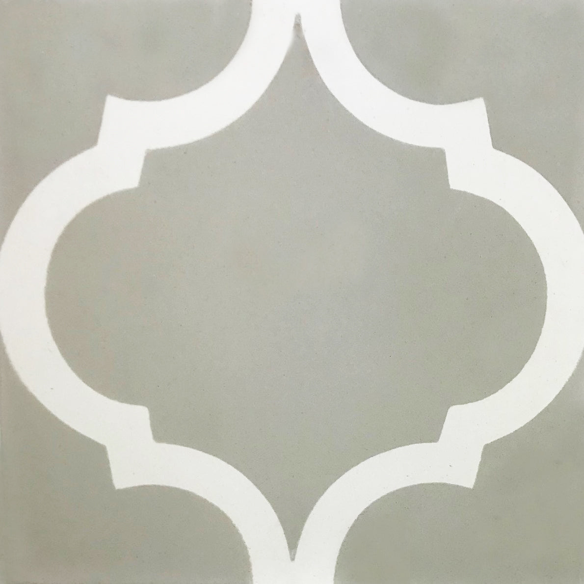 Marokkansk flise Zawat Grey 20x20 (12mm)