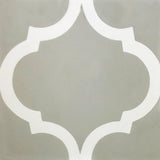 Marokkansk flise Zawat Grey 20x20 (12mm)